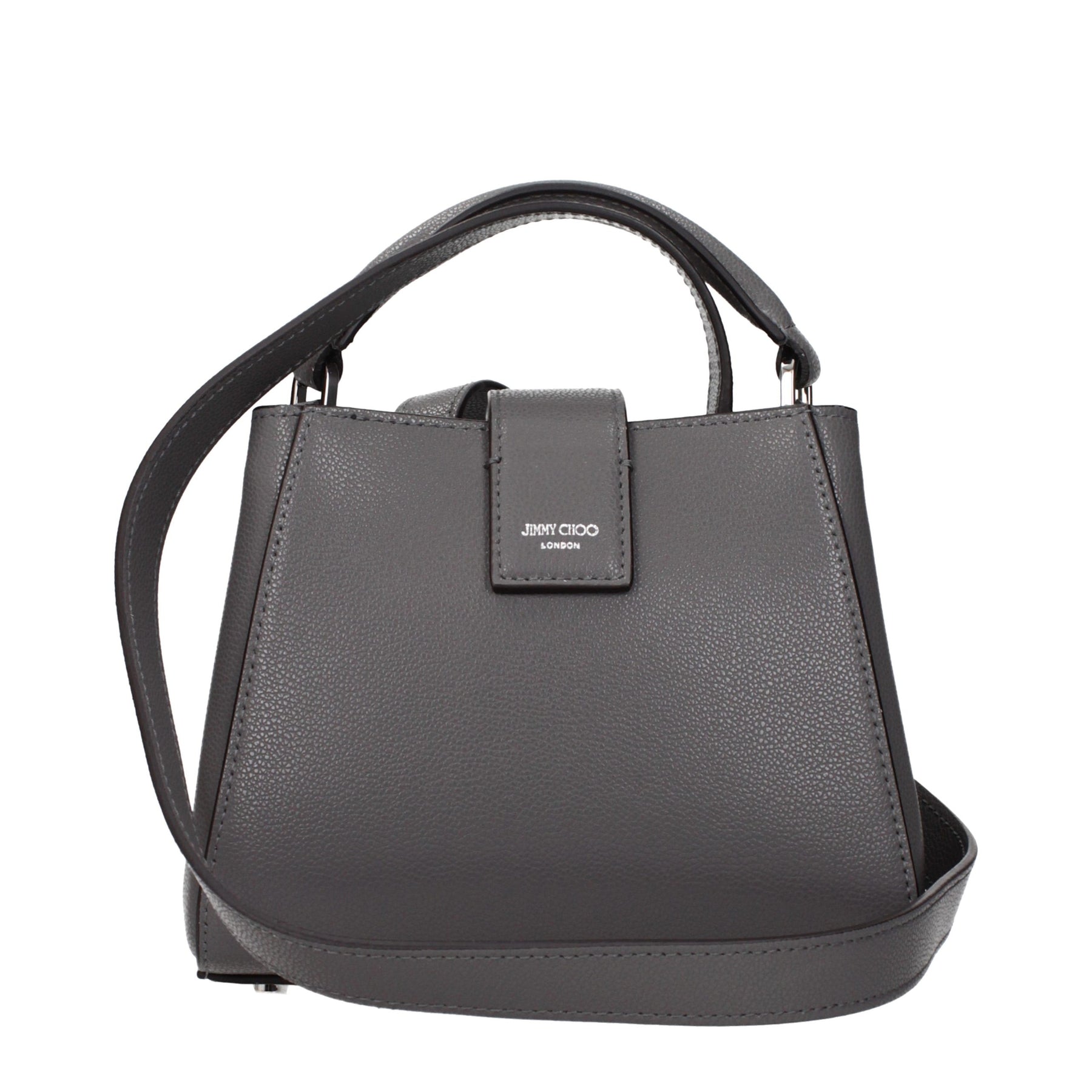 Jimmy Choo Gray Leather Handbag | Regal Royce