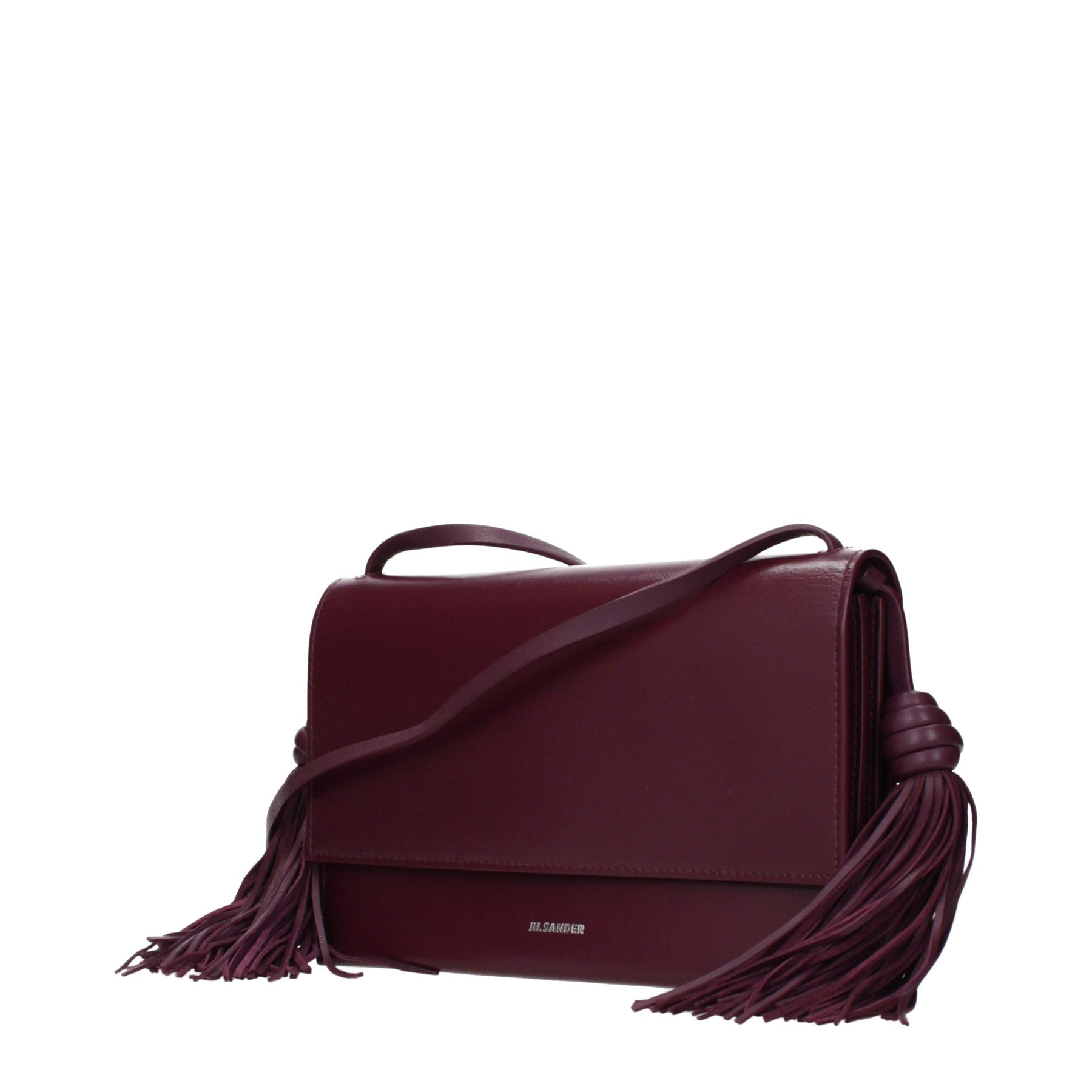Jil Sander Red Leather Crossbody Bag | Regal Royce