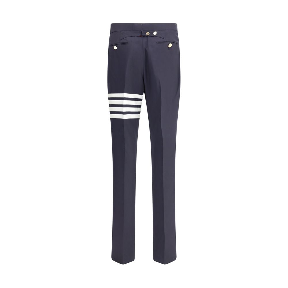 Thom Browne Blue Wool Oves Aries Pants | Regal Royce