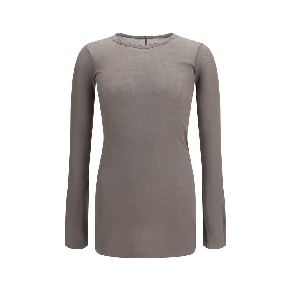 Rick Owens Brown Cotton Long Sleeve T-Shirt | Regal Royce