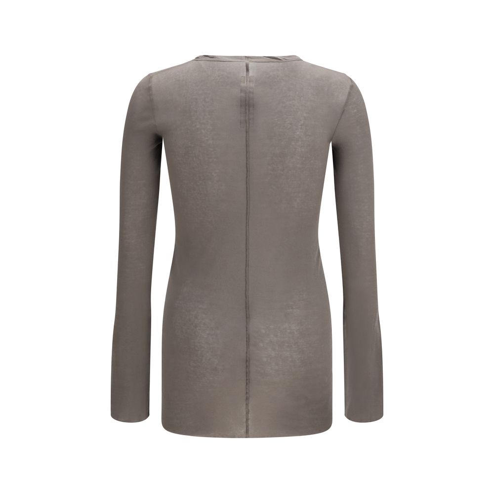 Rick Owens Brown Cotton Long Sleeve T-Shirt | Regal Royce