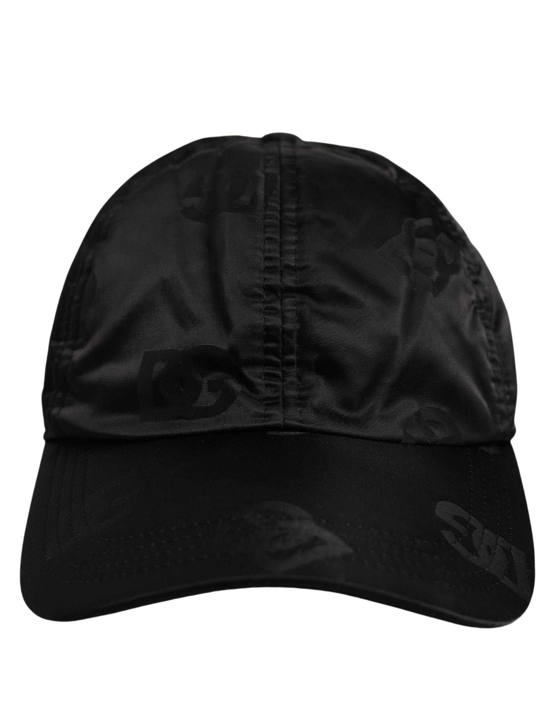 Dolce & Gabbana Men Black DG Monogram Baseball Capello Hat | Regal Royce