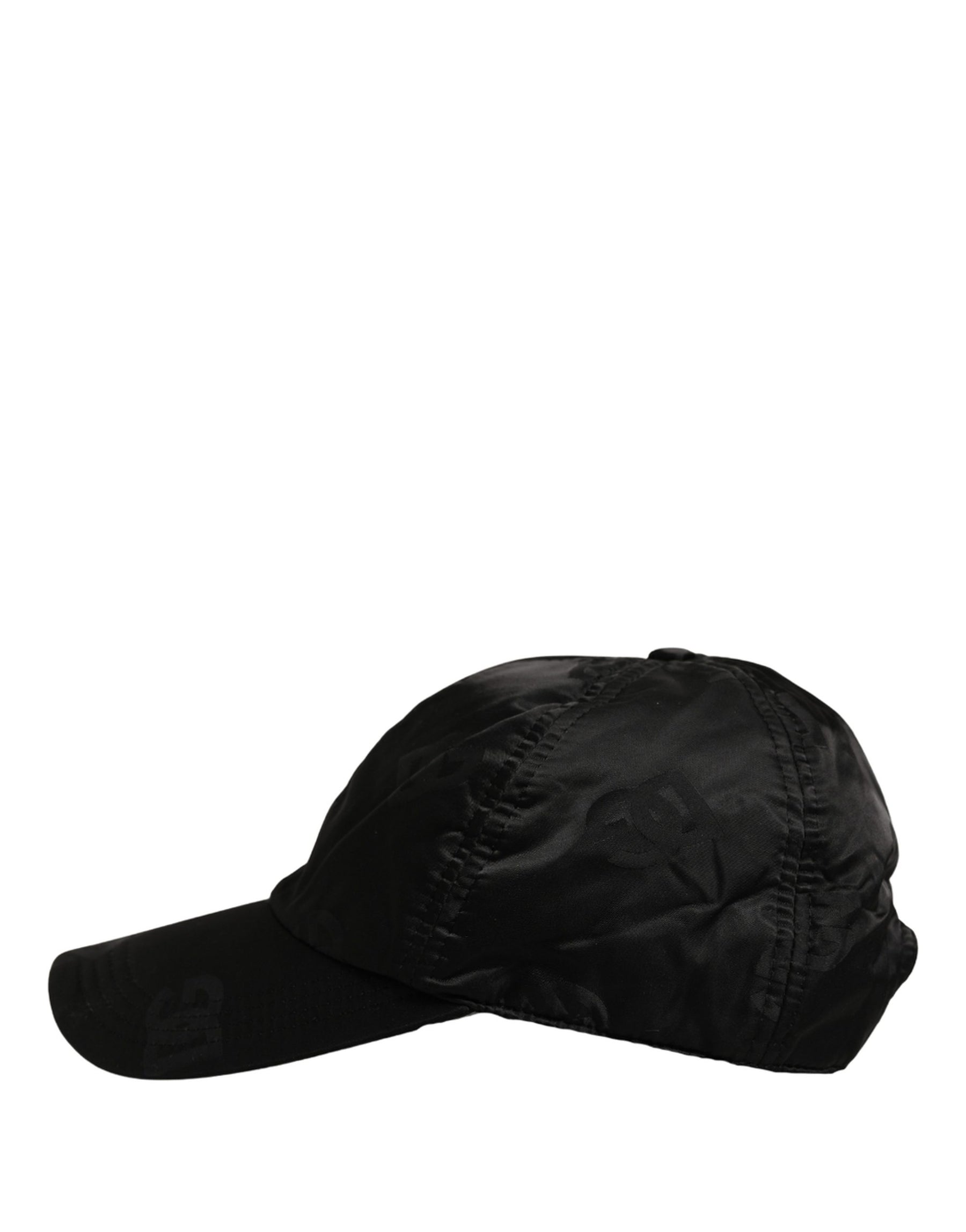 Dolce & Gabbana Men Black DG Monogram Baseball Capello Hat | Regal Royce