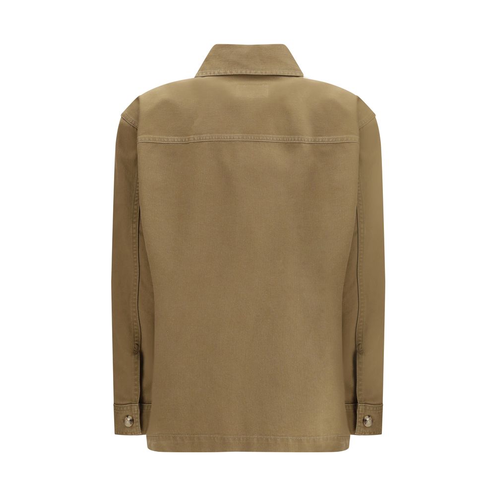 Saint Laurent Bicolor Cotton Denim Jacket | Regal Royce