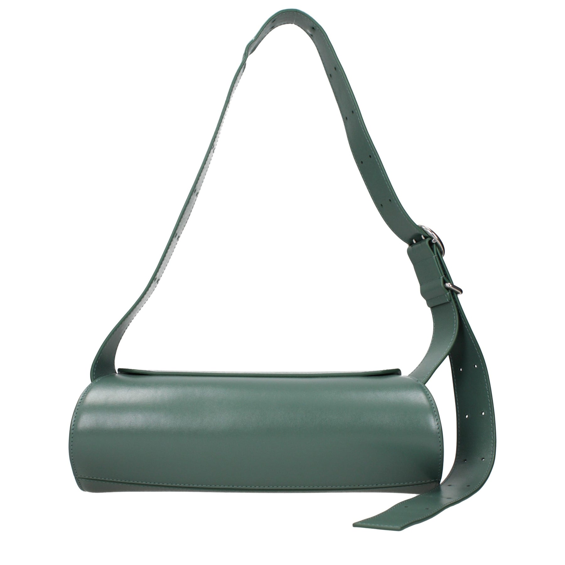 Jil Sander Green Leather Crossbody Bag | Regal Royce