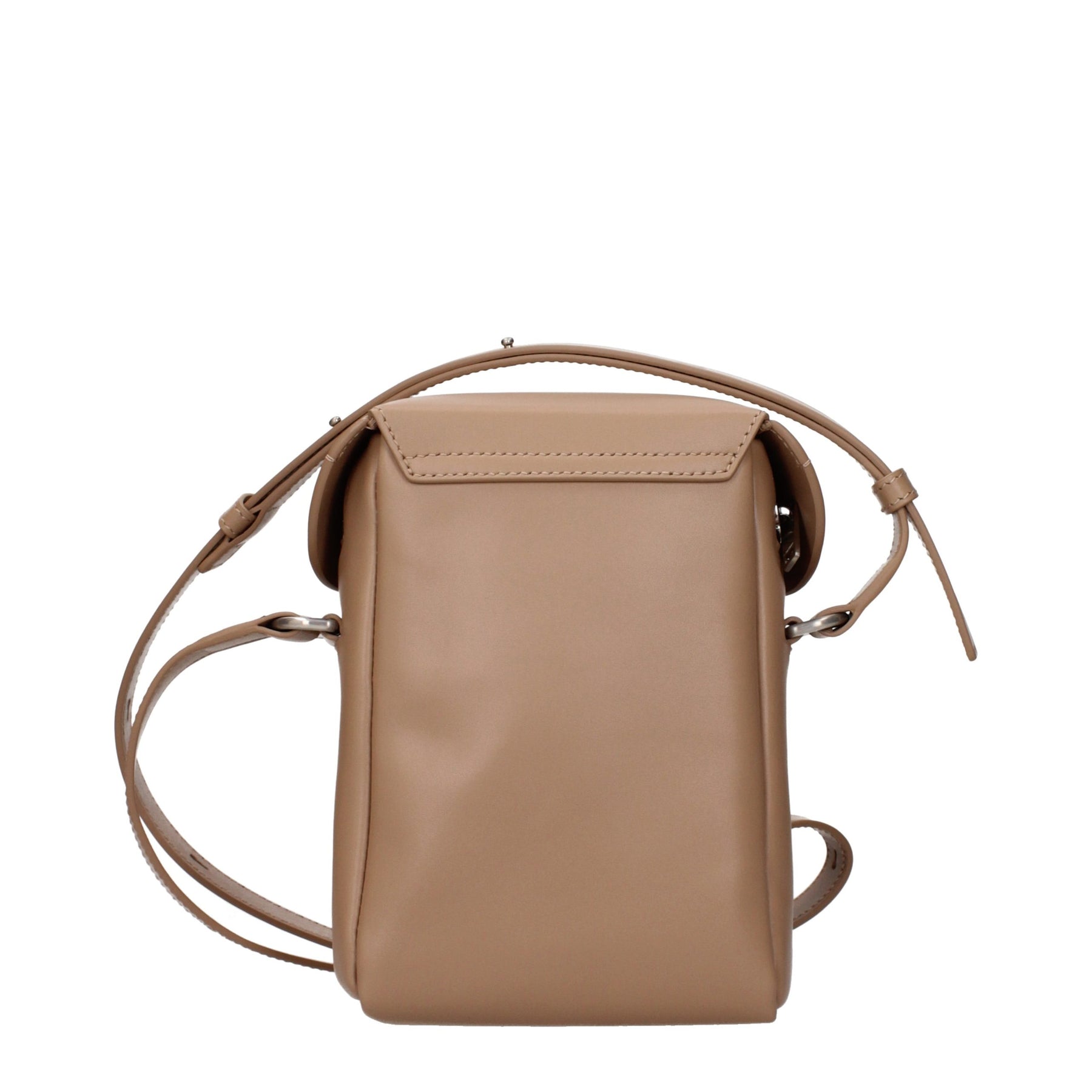 Jil Sander Brown Leather Crossbody Bag | Regal Royce