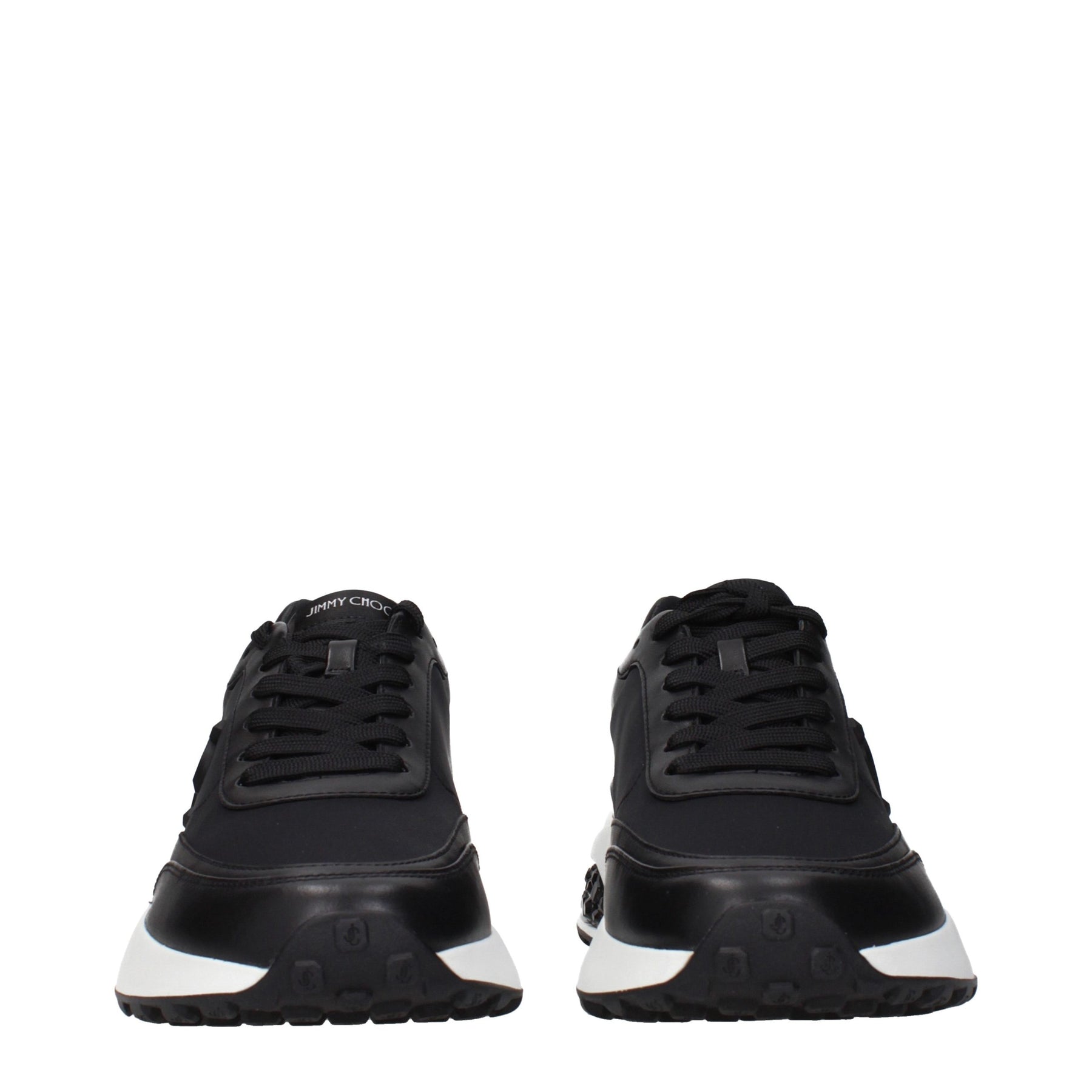 Jimmy Choo Black Fabric Athletic Sneakers | Regal Royce