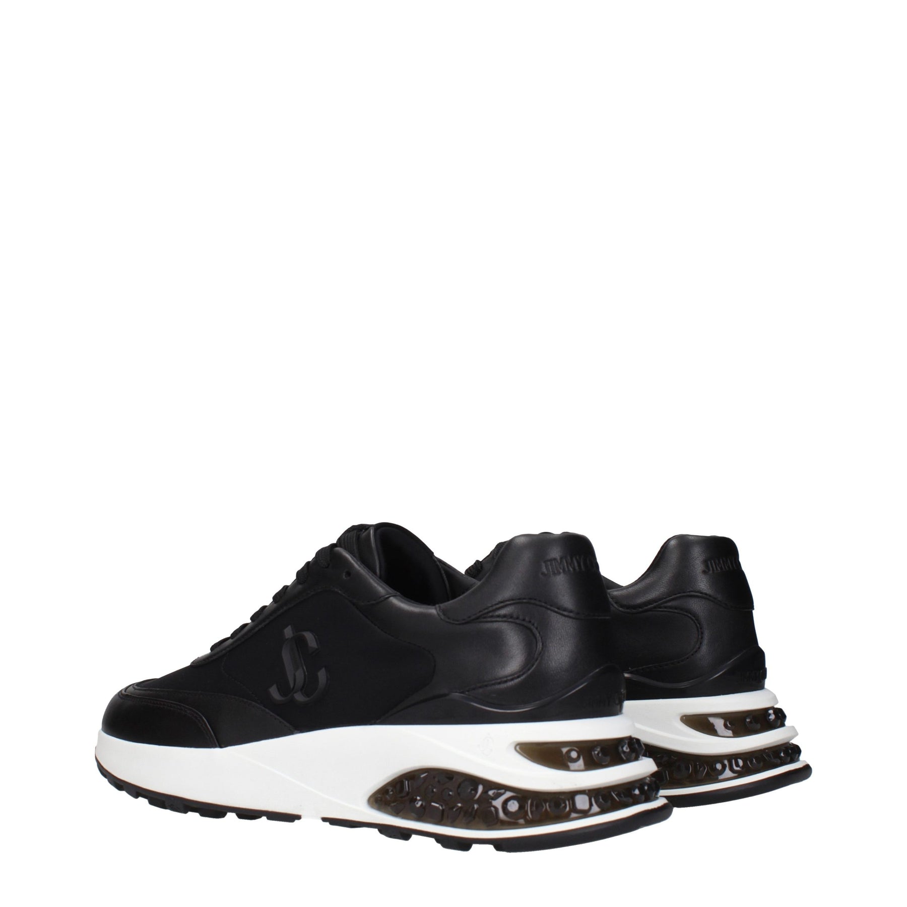 Jimmy Choo Black Fabric Athletic Sneakers | Regal Royce