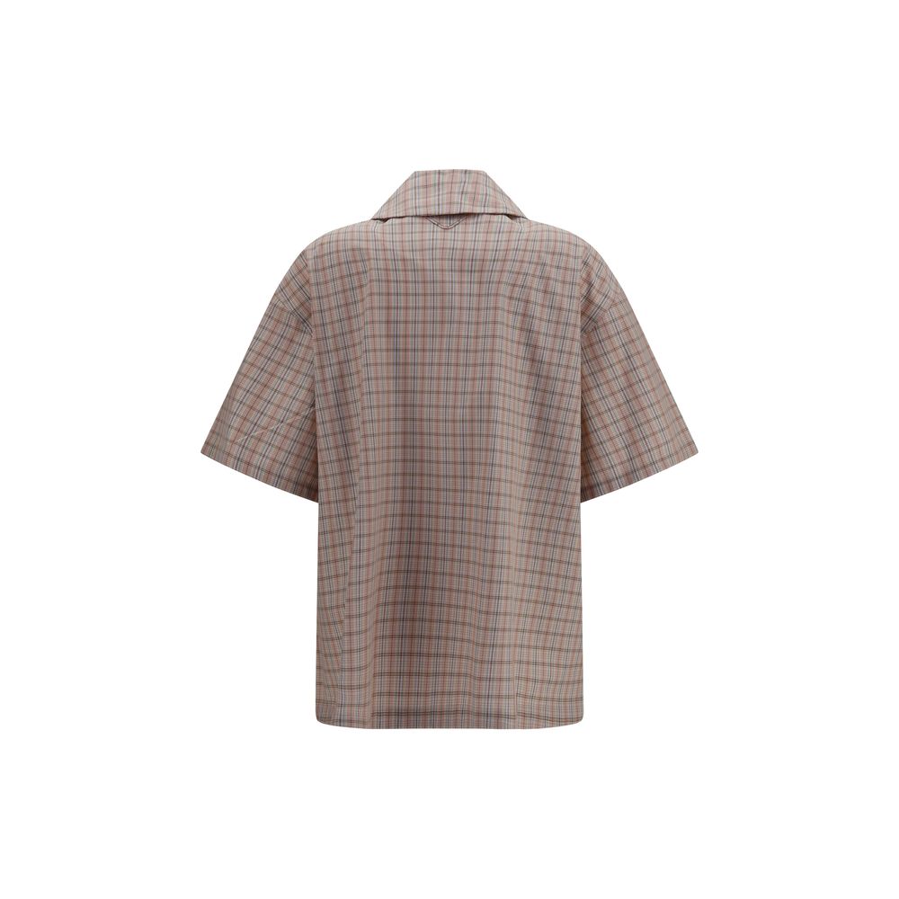 Prada Multicolor Cotton Shortsleeve Shirt | Regal Royce