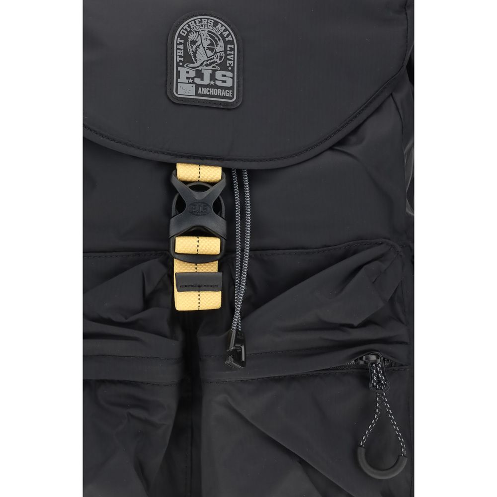 Parajumpers Black Nylon Backpack | Regal Royce