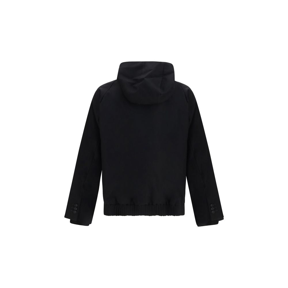 Sacai Black Wool Oves Aries Sweatshirt | Regal Royce
