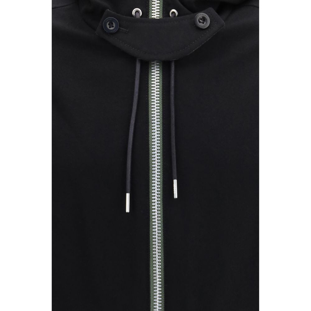 Sacai Black Wool Oves Aries Sweatshirt | Regal Royce