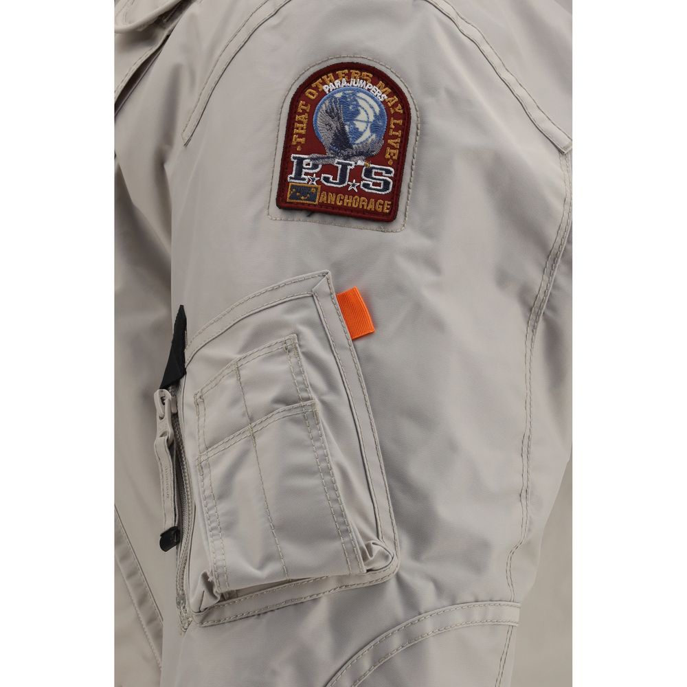 Parajumpers Gray Polyamide Bomber | Regal Royce