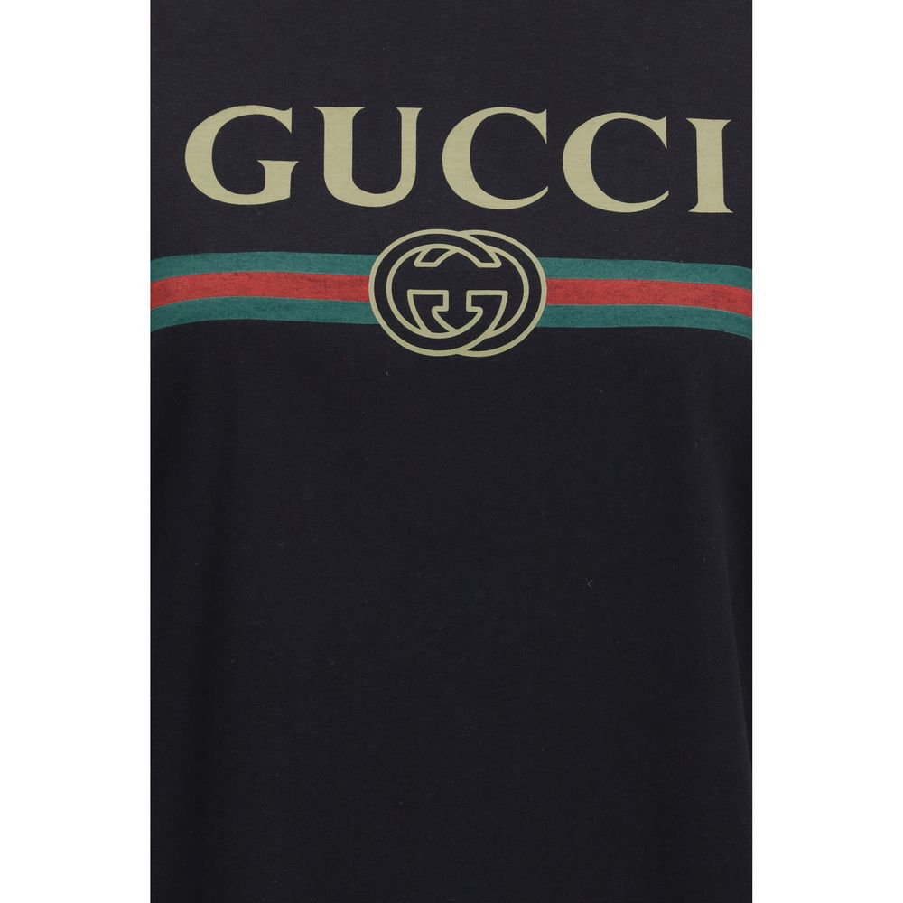 Gucci Black Cotton T-Shirt | Regal Royce
