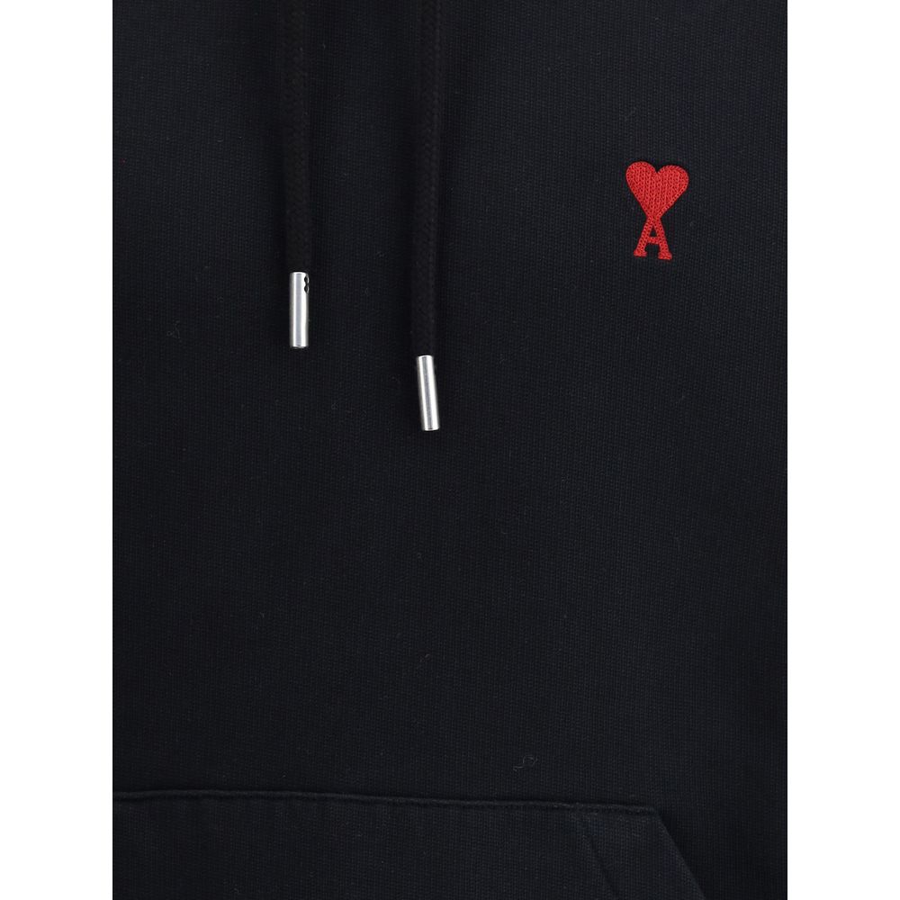 Ami Paris Black Cotton Sweatshirt | Regal Royce