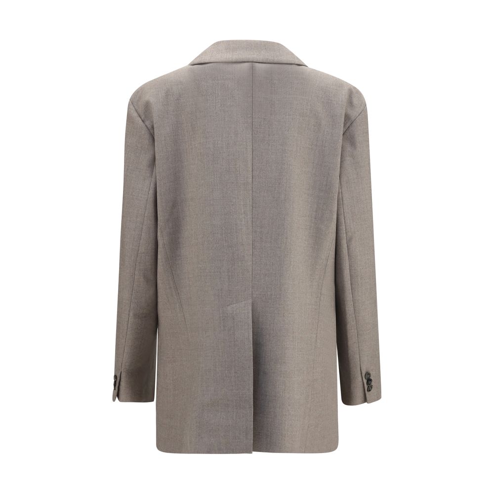 P.A.R.O.S.H. Beige Wool Oves Aries Blazer | Regal Royce