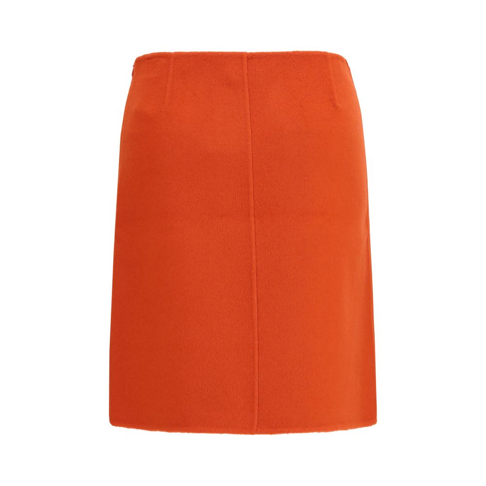 P.A.R.O.S.H. Multicolor Wool Oves Aries Mini Skirt | Regal Royce