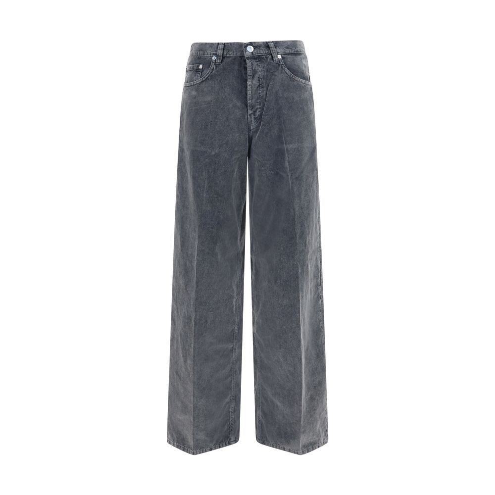 Haikure Gray Cotton Casual Pants | Regal Royce
