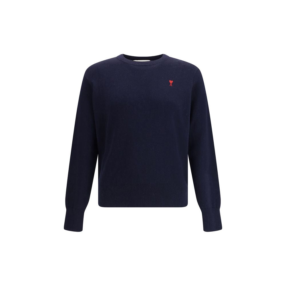Ami Paris Blue Cotton Sweatshirt | Regal Royce