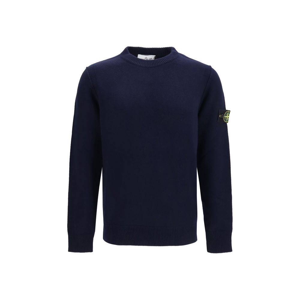 Stone Island Black Cotton Sweatshirt | Regal Royce