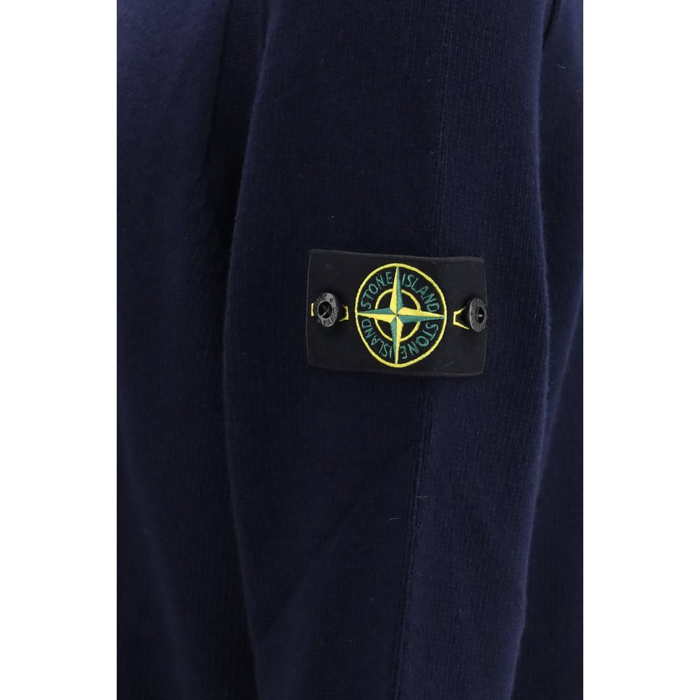 Stone Island Black Cotton Sweatshirt | Regal Royce