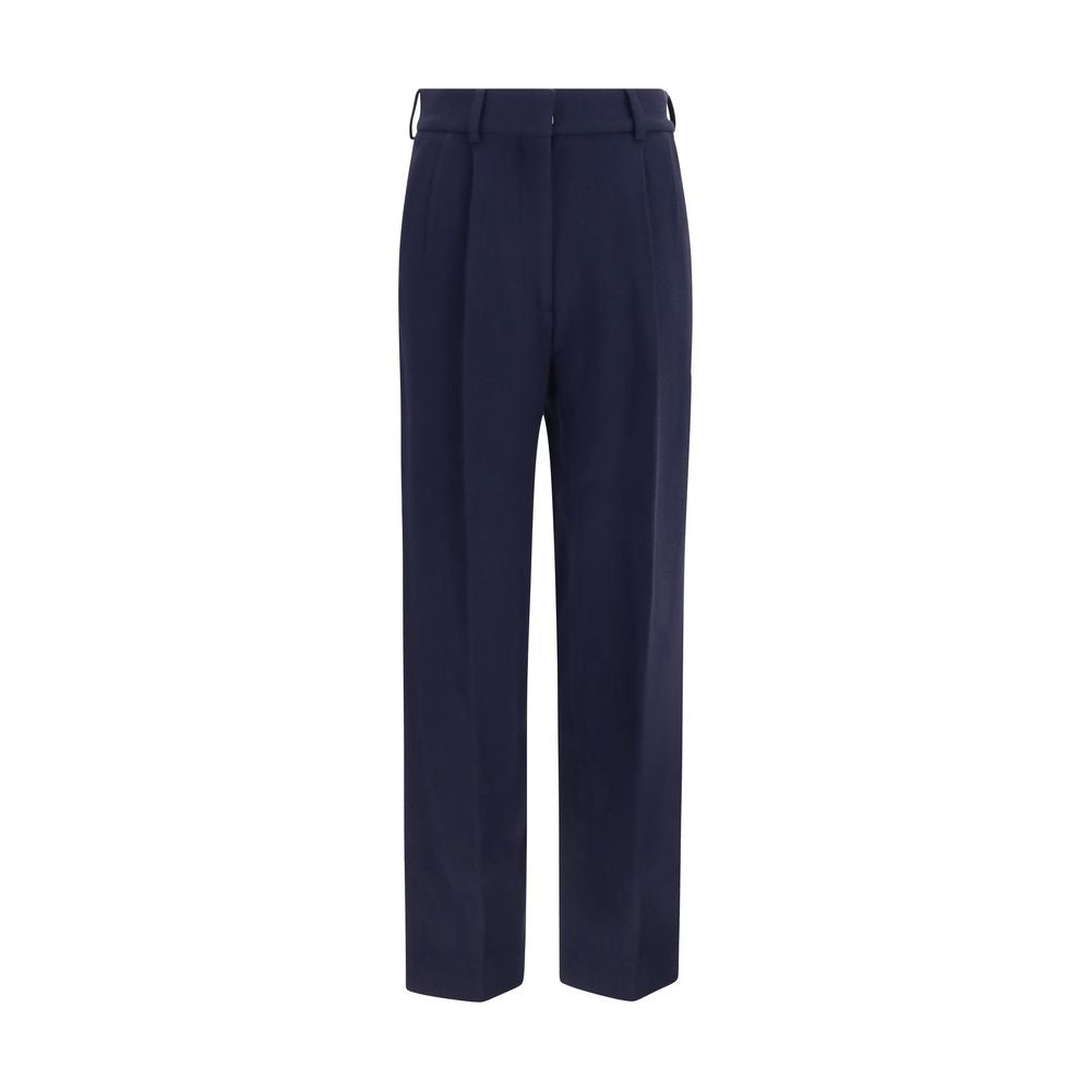 Blazé Milano Blue Wool Oves Aries Pants | Regal Royce