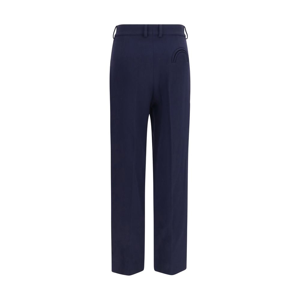 Blazé Milano Blue Wool Oves Aries Pants | Regal Royce