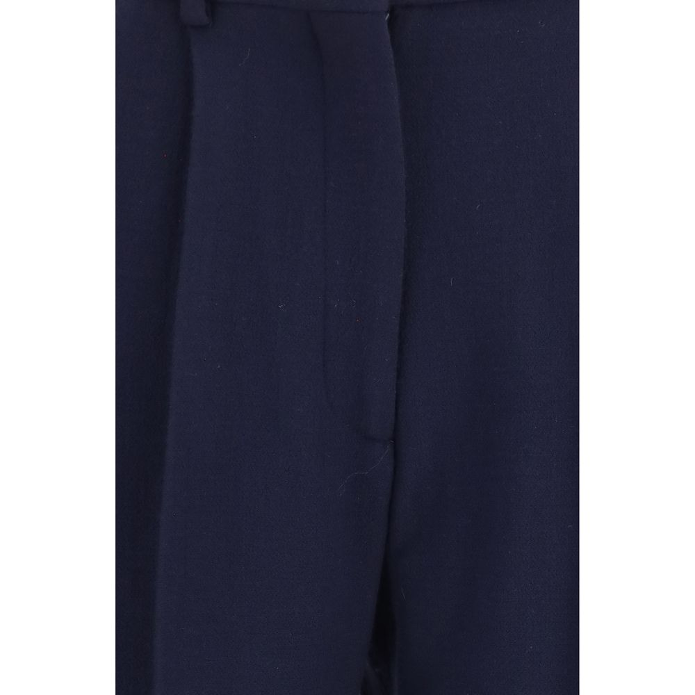 Blazé Milano Blue Wool Oves Aries Pants | Regal Royce