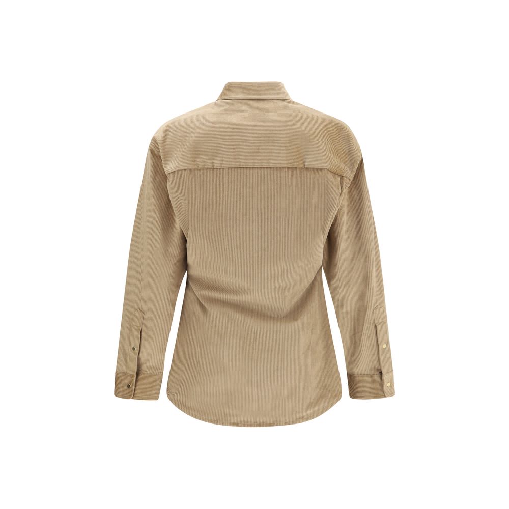 Darkpark Beige Denim Shirt | Regal Royce