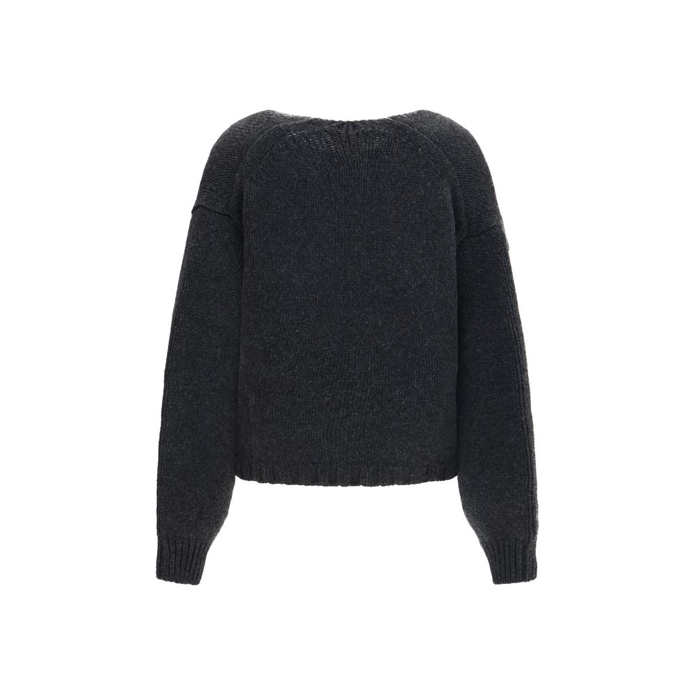 Khaite Gray Cashmere Cardigan | Regal Royce