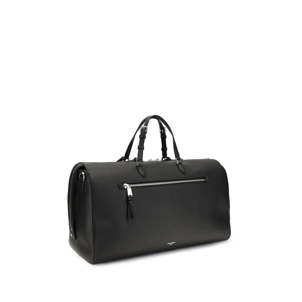 Dolce & Gabbana Black Calf Leather Bos Taurus Briefcase | Regal Royce