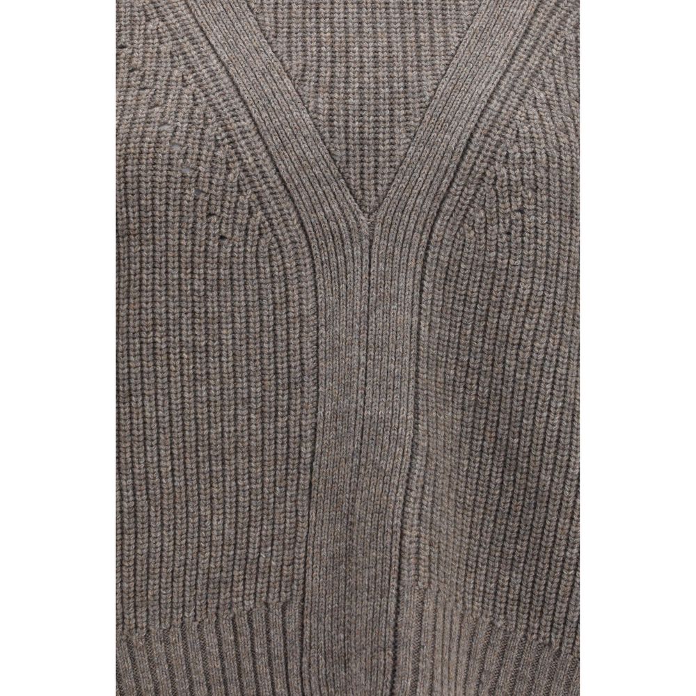 P.A.R.O.S.H. Beige Wool Oves Aries Sweatshirt | Regal Royce