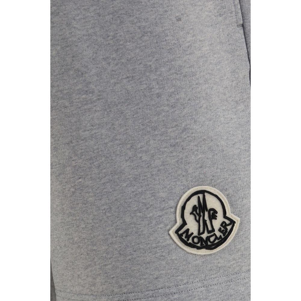 Moncler Gray Cotton Bermuda Shorts | Regal Royce
