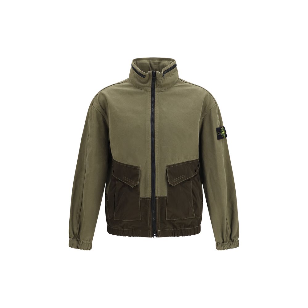 Stone Island Bicolor Cotton Shell Jacket | Regal Royce