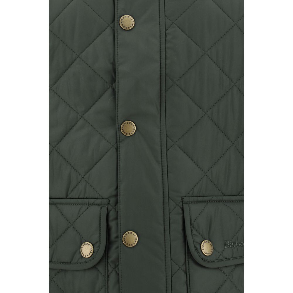 Barbour Green Polyamide Sleeveless Jacket | Regal Royce