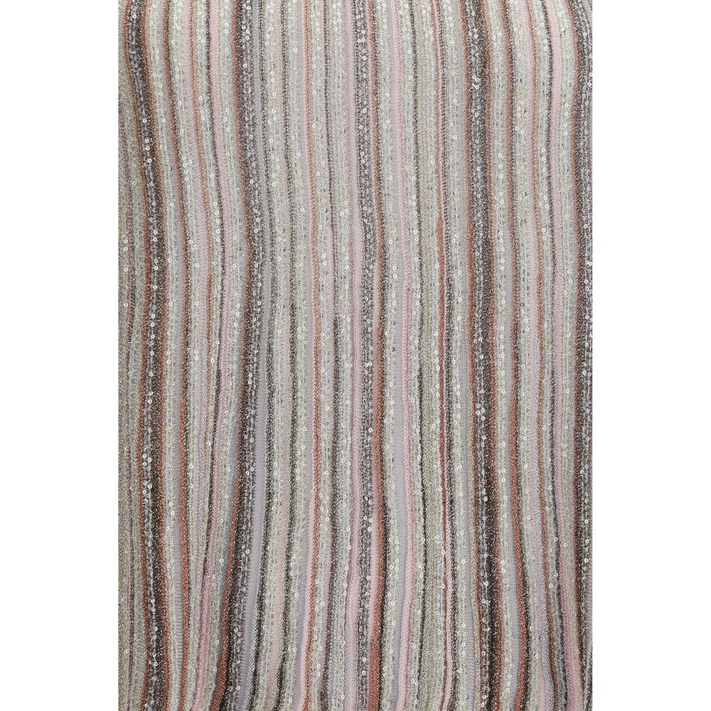 Missoni Multicolor Rayon Sleeveles T-Shirt | Regal Royce