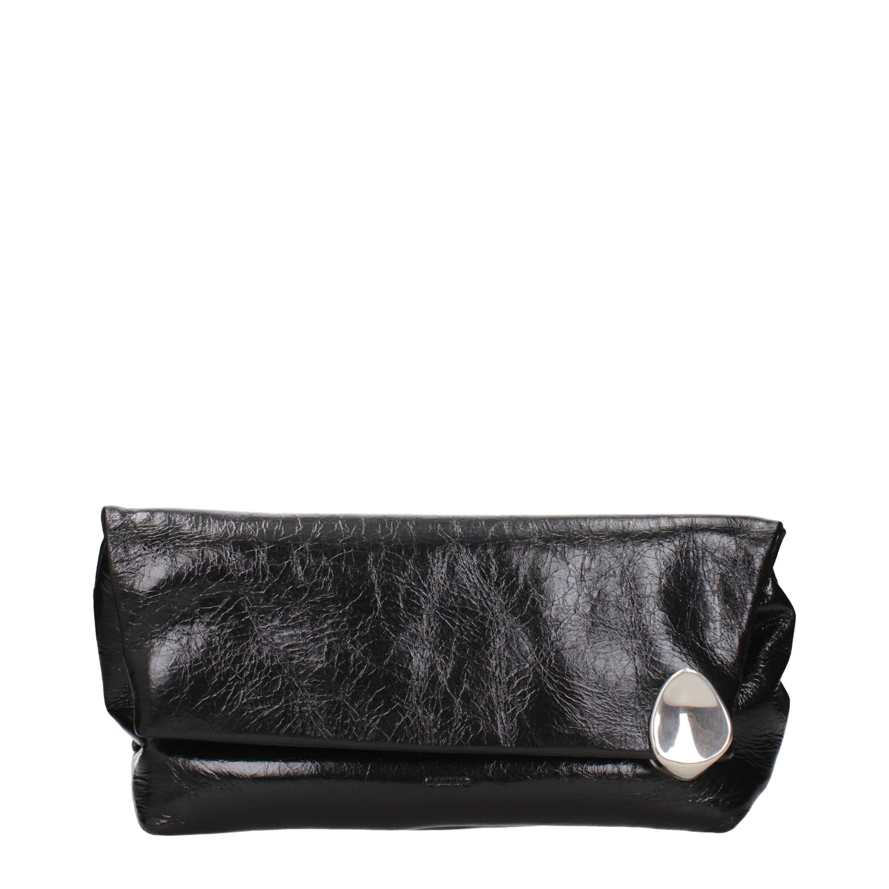 Jil Sander Black Leather Clutch Bag | Regal Royce