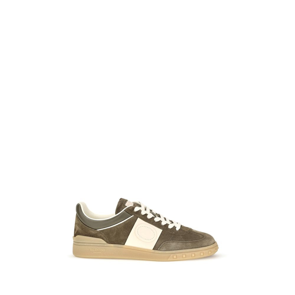 Valentino Garavani Bicolor Calf Leather Bos Taurus Low Top Sneakers | Regal Royce
