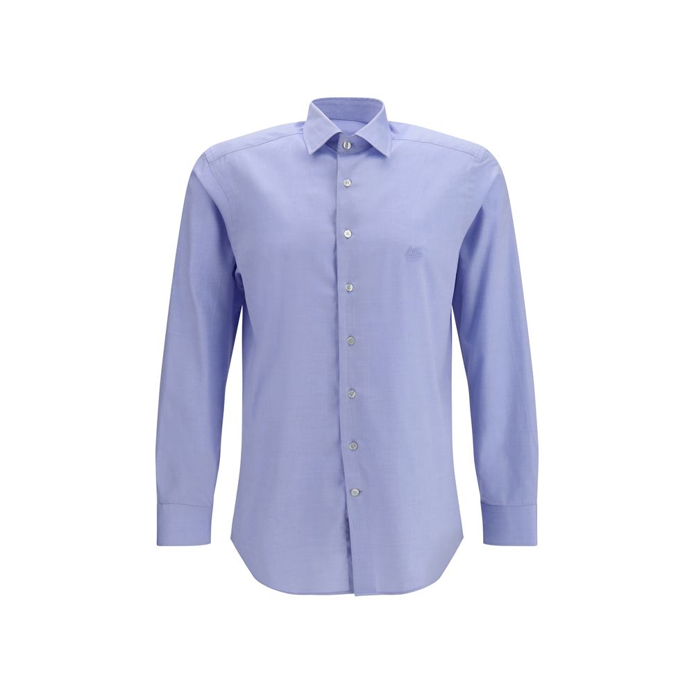 Etro Blue Cotton Dress Shirt | Regal Royce