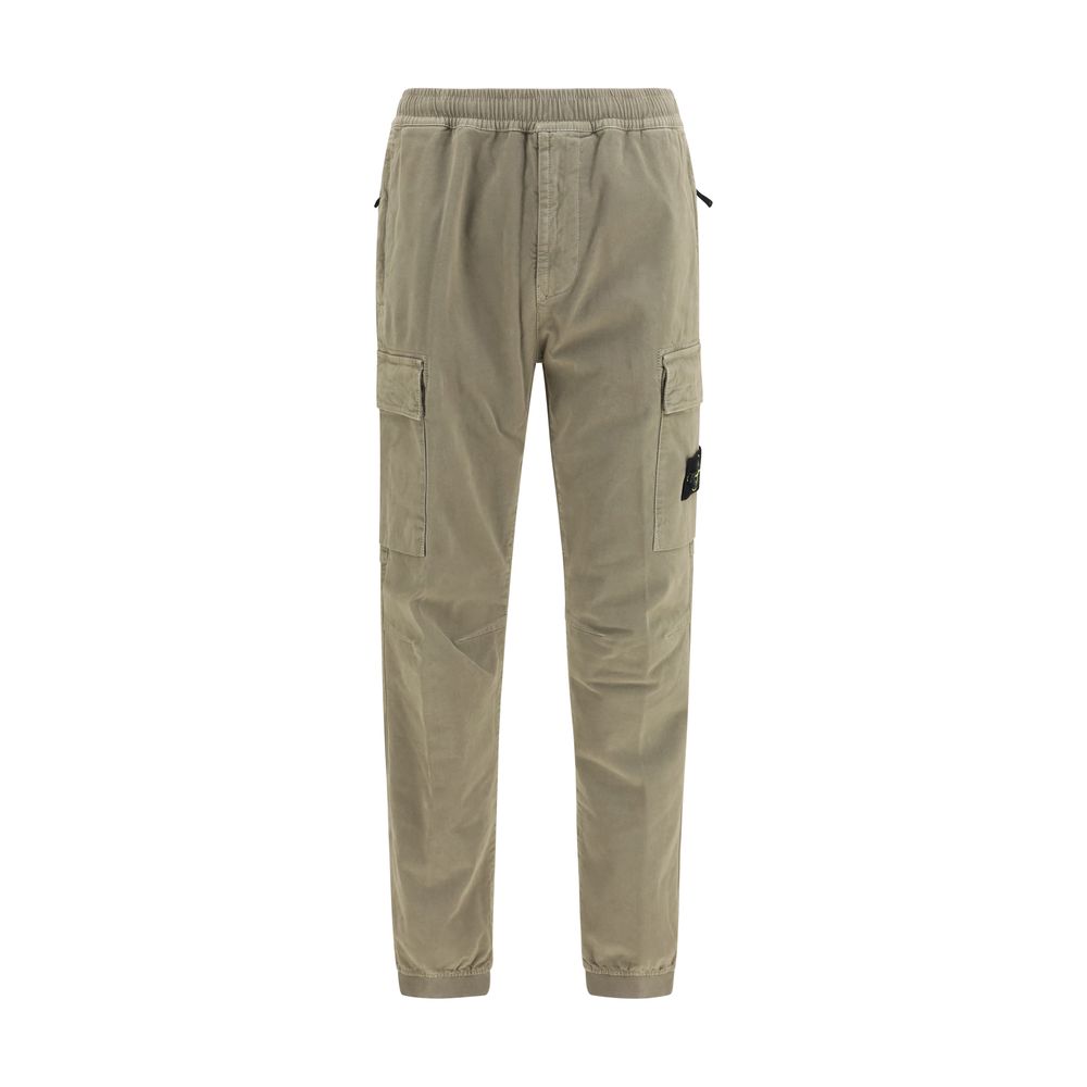 Stone Island Bicolor Cotton Cargo Pants | Regal Royce