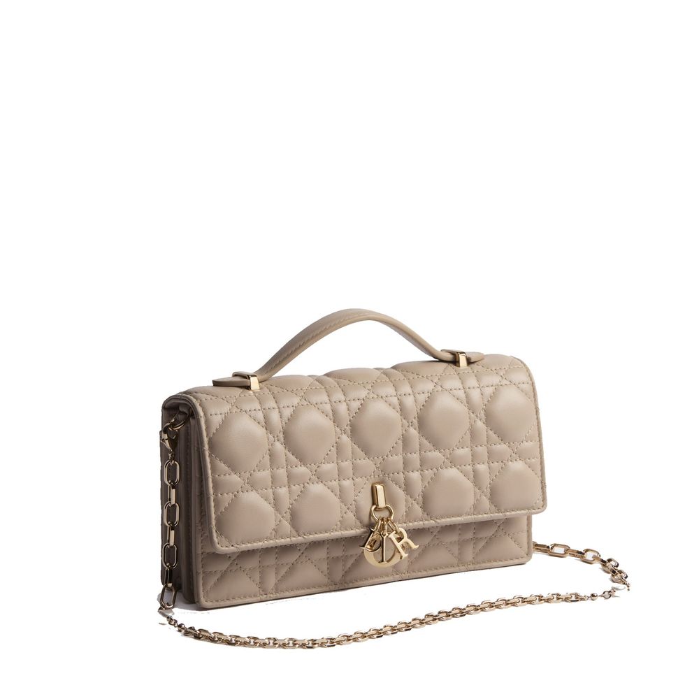 Dior Beige Leather Clutch Bag | Regal Royce