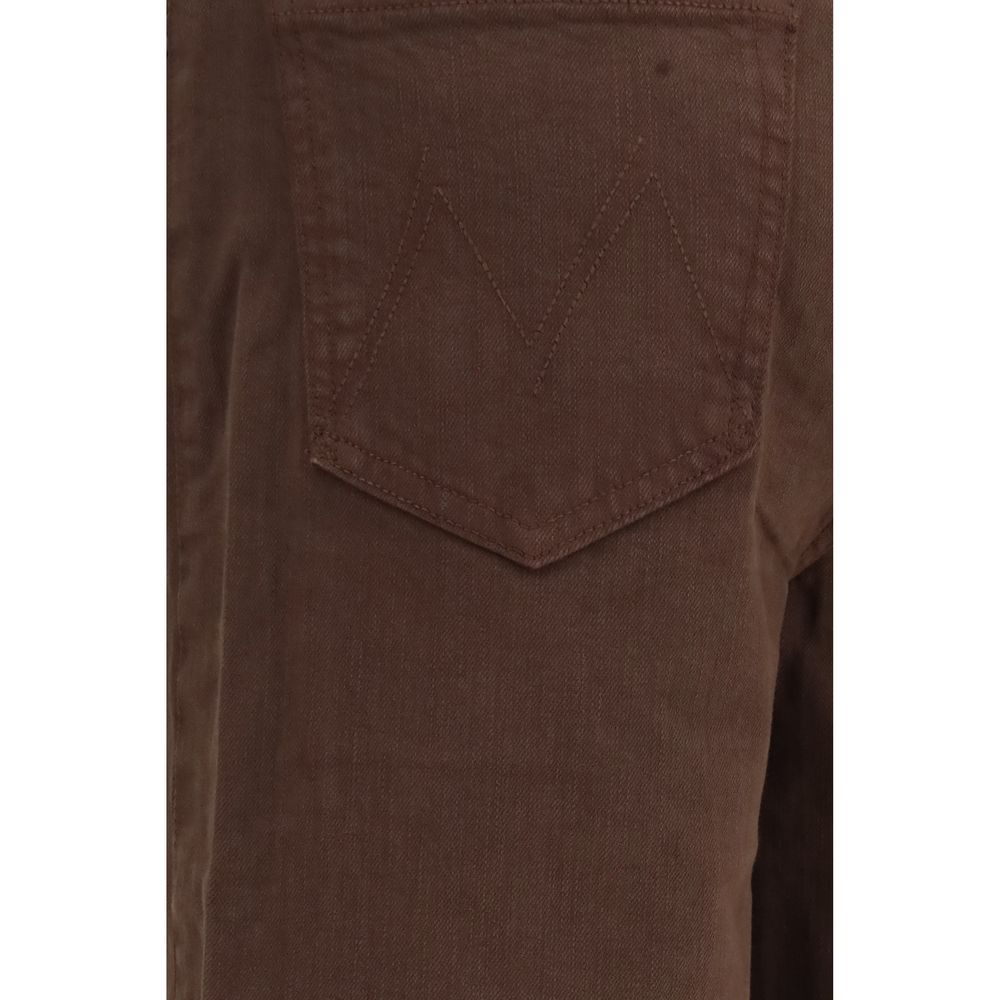 Mother Denim Brown Cotton Jeans Denim | Regal Royce