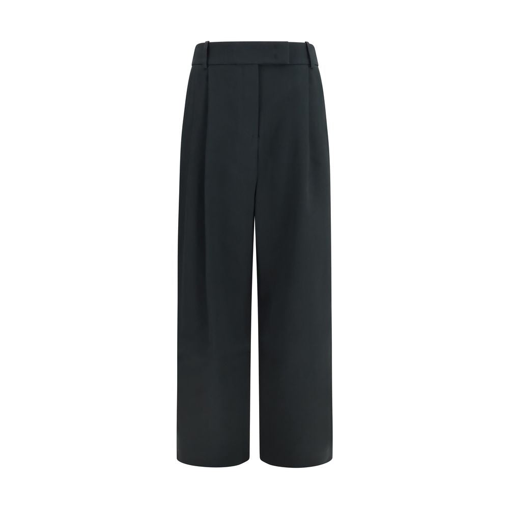 Giorgio Armani Black Silk Casual Pants | Regal Royce