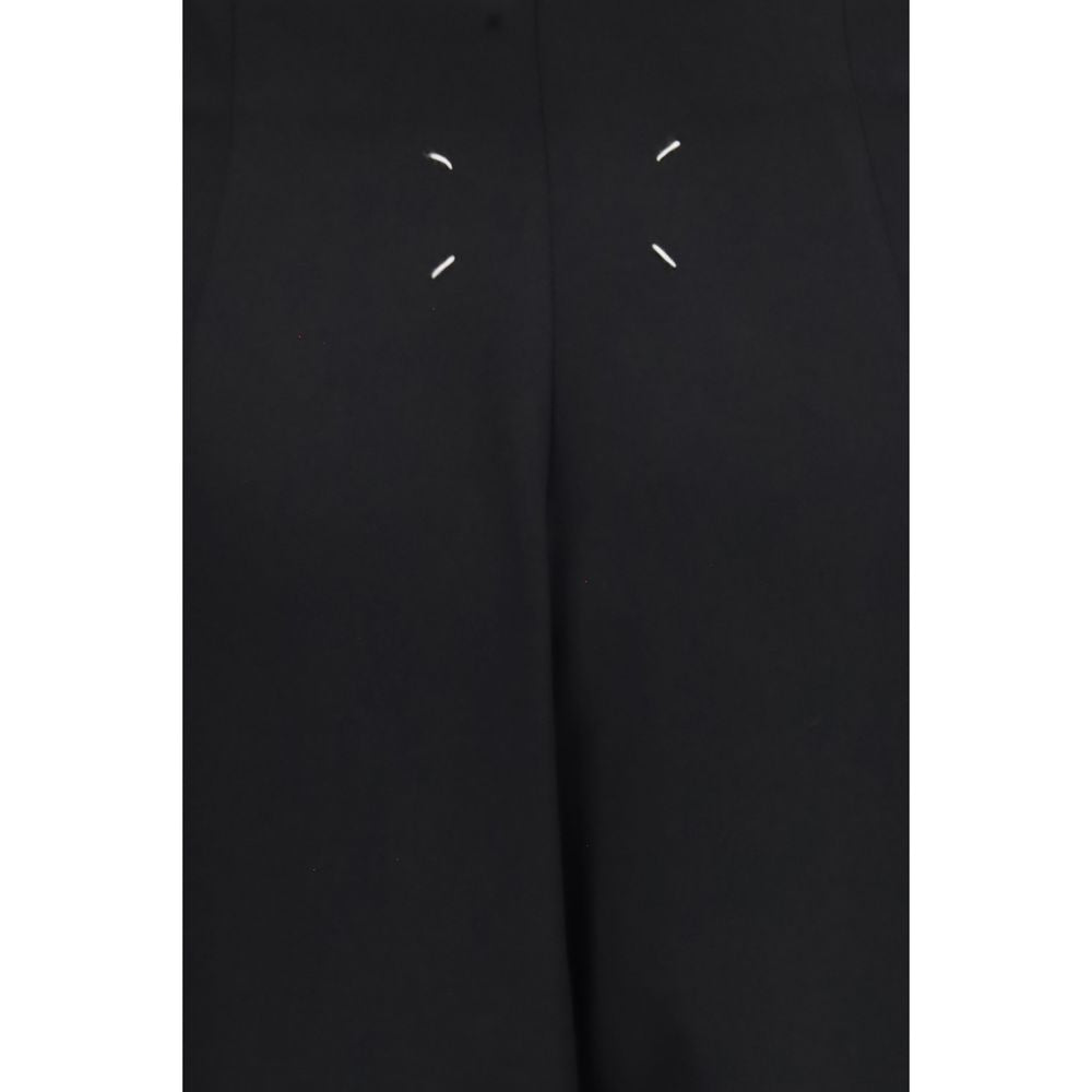 Maison Margiela Black Wool Oves Aries Long Skirt | Regal Royce