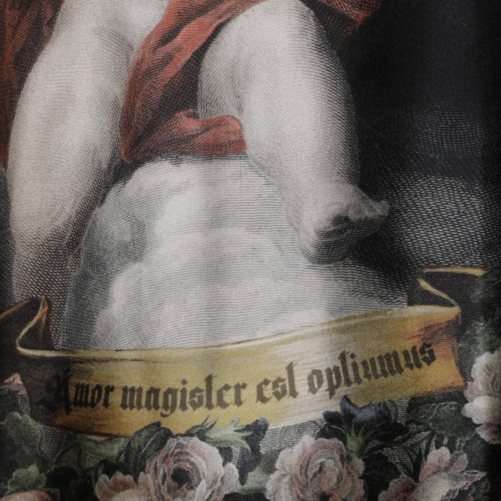 Dolce & Gabbana Black Cashmere Cherub Print Baroque Sweater | Regal Royce