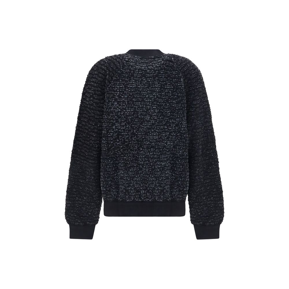 Balmain Black Viscose Bomber | Regal Royce