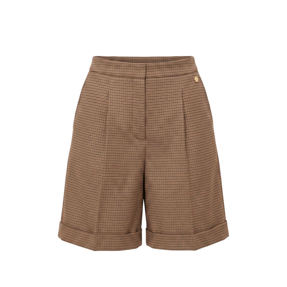 Trussardi Jeans Brown Viscose Women Shorts | Regal Royce