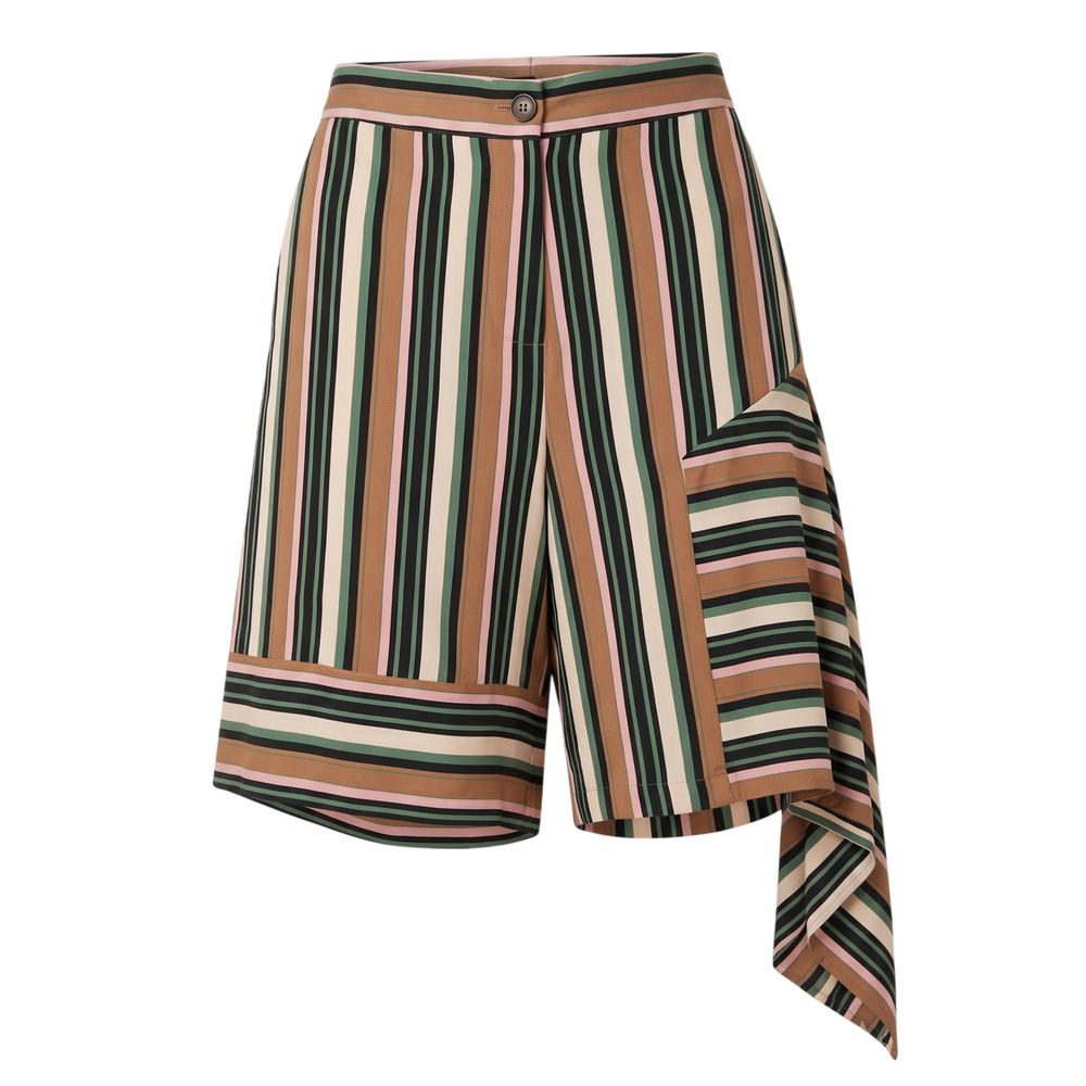 Trussardi Jeans Brown Viscose Women Shorts | Regal Royce