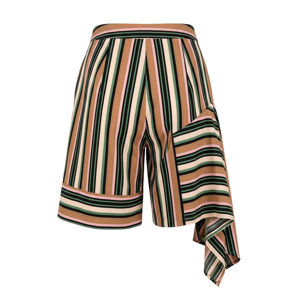 Trussardi Jeans Brown Viscose Women Shorts | Regal Royce