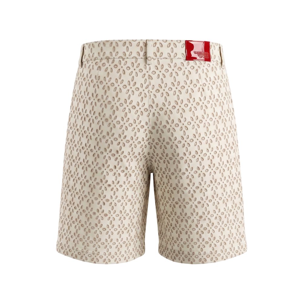 Trussardi Jeans White Cotton Women Shorts | Regal Royce